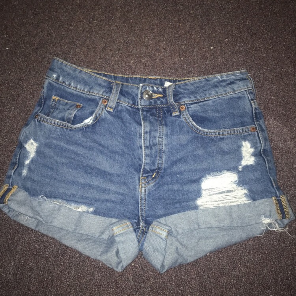 denim shorts